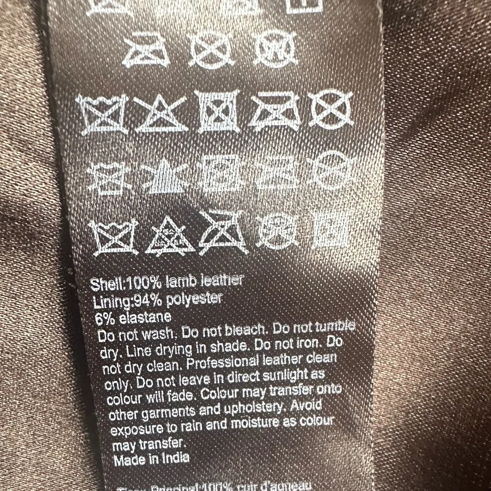 NWT! All Saints Black “Kadi” Leather Long Sleeve Mini Dress Size 4 - Picture 13 of 15